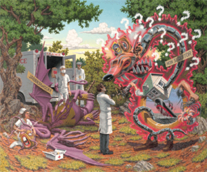 "Death by Exasperation" by Robert Williams.